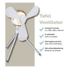 Lifetime Air Tafelventilator | Lifetime Air (Oplaadbaar, USB, 3 snelheden, ABS, Wit) 871125233304 K170104177 - 4