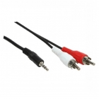 LogiLink JACK 3.5 mm naar 2x Tulp RCA stereo kabel 5 meter (Hoge kwaliteit) CA1043 K010301112 LogiLink JACK 3.5 mm naar 2x Tulp RCA stereo kabel 5 meter (Hoge kwaliteit) CA1043 K010301112