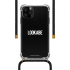 Lookabe iPhone 11 Pro Max hoesje | Lookabe (Necklace case, Softcase, Transparant/Zwart) LOO028 K010223286 Lookabe iPhone 11 Pro Max hoesje | Lookabe (Necklace case, Softcase, Transparant/Zwart) LOO028 K010223286