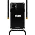 Lookabe iPhone 11 hoesje | Lookabe (Necklace case, Softcase, Transparant/Zwart) LOO027 K010223268 Lookabe iPhone 11 hoesje | Lookabe (Necklace case, Softcase, Transparant/Zwart) LOO027 K010223268
