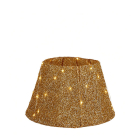 Luca Lighting Kerstboomrok met verlichting | Luca Lighting | Ø 50 cm (35 leds, Timer, Batterijen, Goud) 1206489 K151002063 - 1