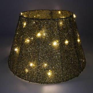 Luca Lighting Kerstboomrok met verlichting | Luca Lighting | Ø 50 cm (35 leds, Timer, Batterijen, Goud) 1206489 K151002063 - 2