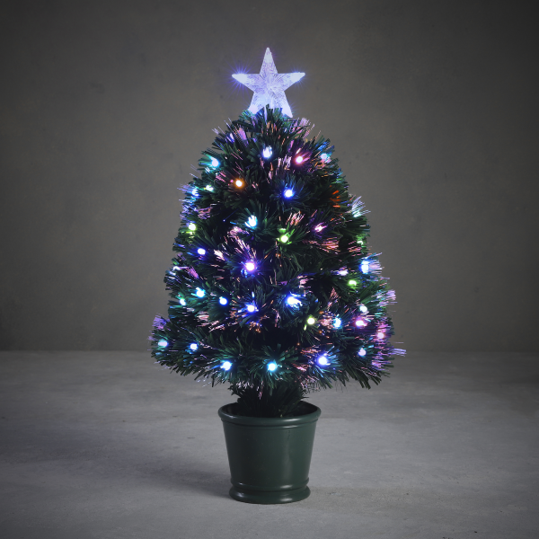 Luca Lighting Kunstkerstboom | Luca Lighting | Abbey | 60 cm (65 leds, Piek, Binnen) 1086648 K151000886 - 1