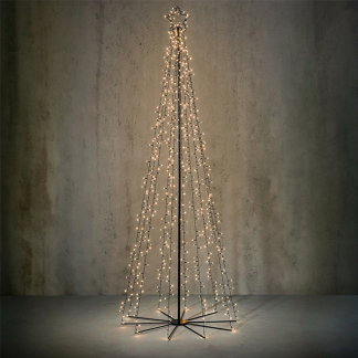 Luca Lighting Lichtboom | Luca Lightning | 100 x 300 cm (950 leds, Warm wit, Koppelbaar, Timer, Dimmer, IP44, Binnen/Buiten) 1167102 K151000902 - 1