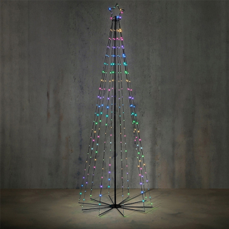 Luca Lighting Lichtboom | Luca Lightning | 75 x 185 cm (180 leds, Gekleurd, Timer, Dimmer, IP44, Binnen/Buiten) 1167103 K151000895