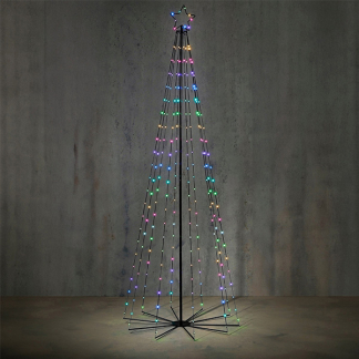 Luca Lighting Lichtboom | Luca Lightning | 90 x 240 cm (230 leds, Gekleurd, Timer, Dimmer, IP44, Binnen/Buiten) 1167104 K151000896 - 1