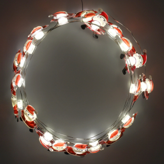 Luca Lighting Lichtslinger kerstman | Luca Lighting | 1.9 meter (20 leds, Warm Wit, Batterijen) 1202446 K151002074 - 2