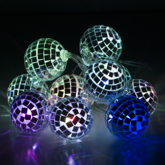 Luca Lighting Lichtsnoer | 1.65 meter | Luca Lighting (10 leds, Discoballen, IP44, Gekleurd, Batterijen, Timer, Binnen/Buiten) 1167046 K151000620 - 3