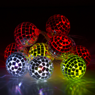 Luca Lighting Lichtsnoer | 1.65 meter | Luca Lighting (10 leds, Discoballen, IP44, Gekleurd, Batterijen, Timer, Binnen/Buiten) 1167046 K151000620 - 5