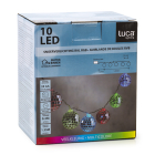 Luca Lighting Lichtsnoer | 1.65 meter | Luca Lighting (10 leds, Discoballen, IP44, Gekleurd, Batterijen, Timer, Binnen/Buiten) 1167046 K151000620 - 7