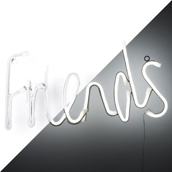 Luca Lighting Neon letters | Luca Lighting | Friends (40.5 x 22 cm, Batterijen, Timer, Binnen) 1145799 K151000627 - 1