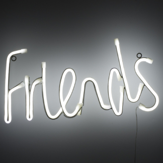 Luca Lighting Neon letters | Luca Lighting | Friends (40.5 x 22 cm, Batterijen, Timer, Binnen) 1145799 K151000627 - 2