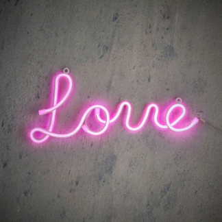 Luca Lighting Neon letters | Luca Lighting | Love (38 x 16 cm, Batterijen, Timer, Binnen) 1145764 K151000628 - 5