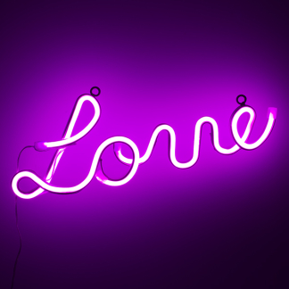 Luca Lighting Neon letters | Luca Lighting | Love (38 x 16 cm, Batterijen, Timer, Binnen) 1145764 K151000628 - 2