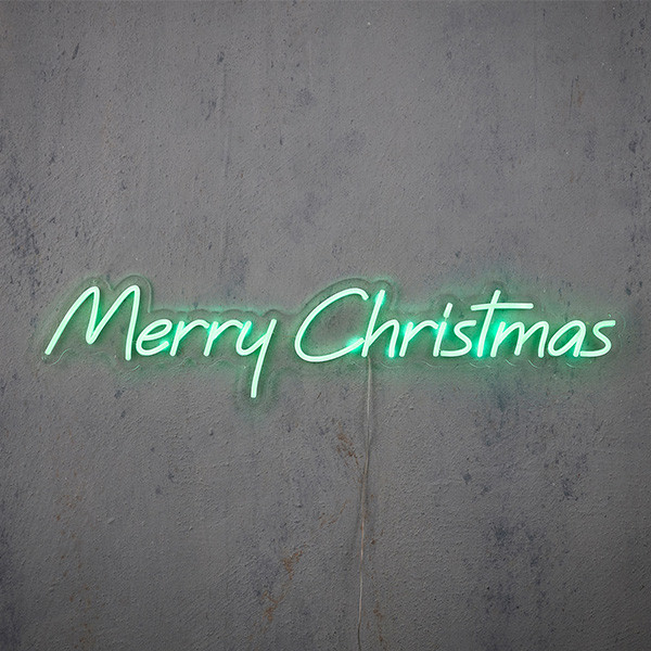 Luca Lighting Neon letters | Luca Lighting | Merry Christmas | 20 x 94 cm (Netstroom, Binnen, Groen) 1145657 K151000890 - 3