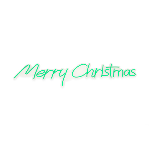 Luca Lighting Neon letters | Luca Lighting | Merry Christmas | 20 x 94 cm (Netstroom, Binnen, Groen) 1145657 K151000890 - 1