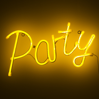Luca Lighting Neon letters | Luca Lighting | Party (38 x 19.5 cm, Batterijen, Timer, Binnen) 1145800 K151000632 - 2