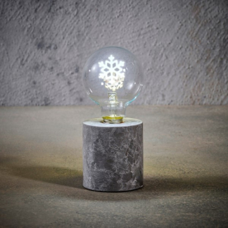 Luca Lighting Tafellamp sneeuwvlok | Luca Lighting | Ø 8 x 18 cm (Led, Batterijen, Timer, Binnen) 1145742 K151000623 - 3