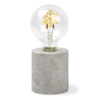 Luca Lighting Tafellamp sneeuwvlok | Luca Lighting | Ø 8 x 18 cm (Led, Batterijen, Timer, Binnen) 1145742 K151000623 - 1