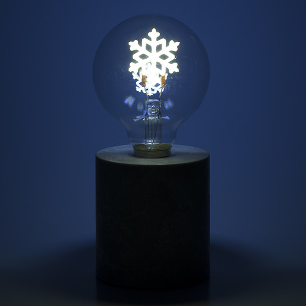 Luca Lighting Tafellamp sneeuwvlok | Luca Lighting | Ø 8 x 18 cm (Led, Batterijen, Timer, Binnen) 1145742 K151000623 - 2