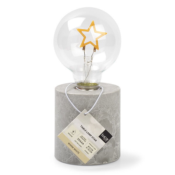 Luca Lighting Tafellamp ster | Luca Lighting | Ø 8 x 18 cm (Led, Batterijen, Timer  , Binnen) 1145741 K151000622 - 4