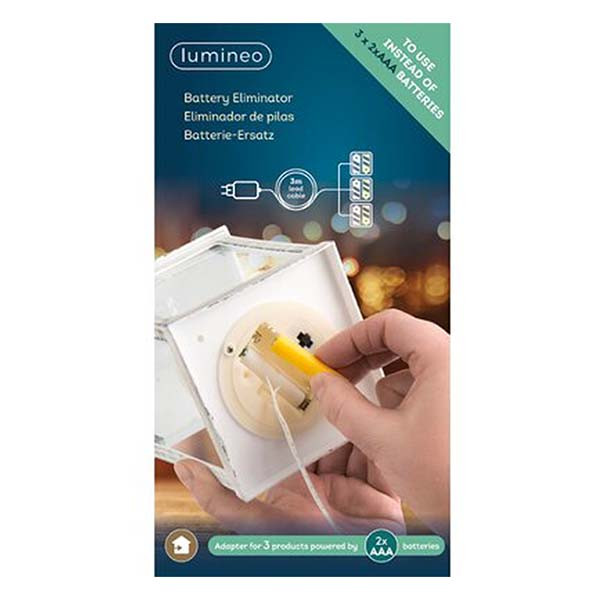 Lumineo Batterijvervanger | 2x AAA | Lumineo (Set van 3 stuks, 3 meter, Binnen) 482724 K151000073 - 2
