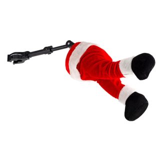 Lumineo Bewegend kerstfiguur kerstman | Decoris | 15 x 10 x 34 cm (Benen, Kerstboomdecoratie, Rood/wit, Batterijen) 487799 K151000740 - 1