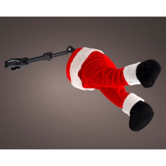 Lumineo Bewegend kerstfiguur kerstman | Decoris | 15 x 10 x 34 cm (Benen, Kerstboomdecoratie, Rood/wit, Batterijen) 487799 K151000740 - 2