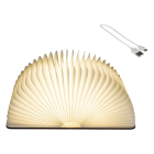 Lumineo Boeklamp | Lumineo (16 led, Timer, Papier/hout) 486462 K151001777 - 4