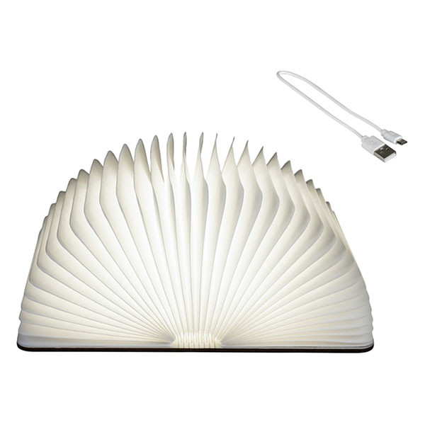 Lumineo Boeklamp | Lumineo (16 led, Timer, Papier/hout) 486462 K151001777 - 5