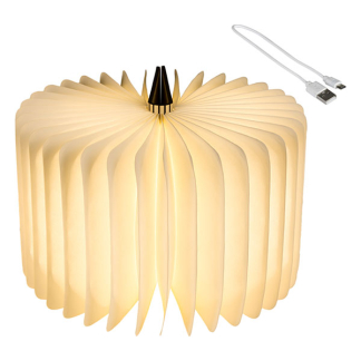 Lumineo Boeklamp | Lumineo (16 led, Timer, Papier/hout) 486462 K151001777 - 6