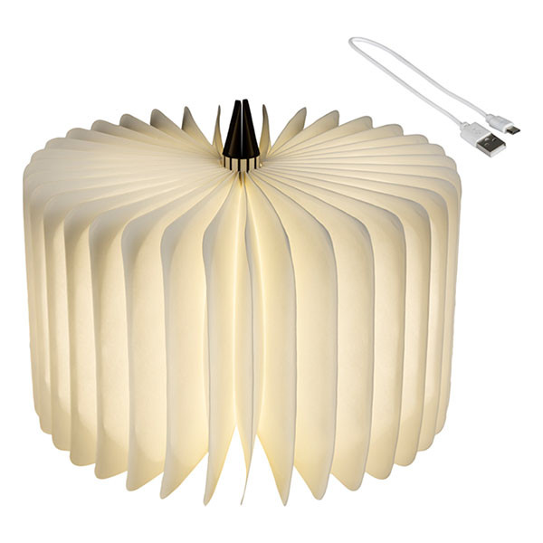 Lumineo Boeklamp | Lumineo (16 led, Timer, Papier/hout) 486462 K151001777 - 7