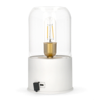 Lumineo Camping lantaarn | Lumineo | Ø 11 X 20 cm (Led, 50-60 lm, Oplaadbaar, Dimbaar, USB C, Wit) 892075 K170105521 - 2