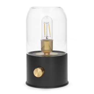 Lumineo Camping lantaarn | Lumineo | Ø 11 X 20 cm (Led, 50-60 lm, Oplaadbaar, Dimbaar, USB C, Zwart) 892076 K170105522