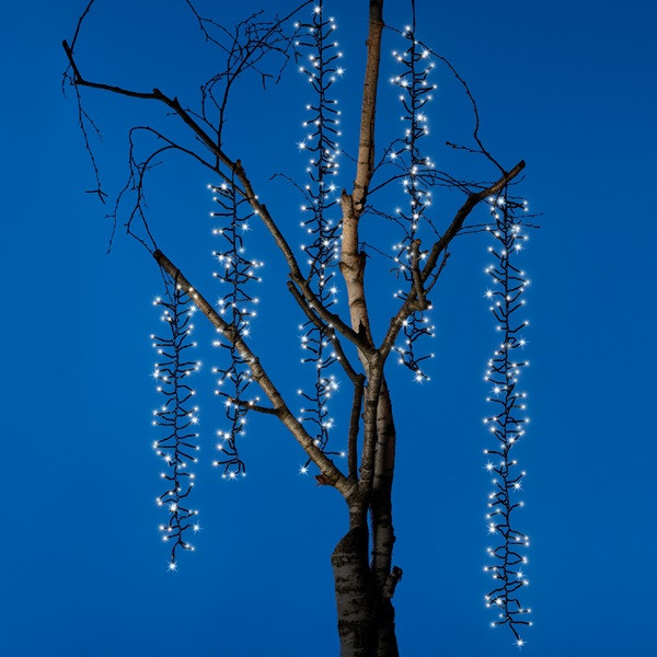 Lumineo Cascadeverlichting | 6 takken | Lumineo (480 leds, Twinkelen, Binnen/Buiten, Koel wit) 493469 K150302933 - 4