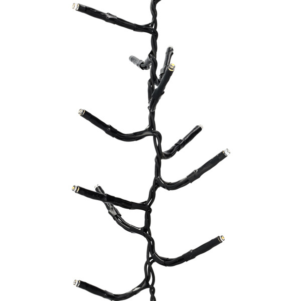 Lumineo Cascadeverlichting cluster | 6 Takken | Lumineo (1080 leds, Twinkelen, Binnen/Buiten, Warm wit) 490573 K151200157 - 4