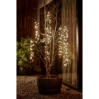 Lumineo Cascadeverlichting cluster | 6 takken | Lumineo (480 leds, 8 lichtfuncties, Binnen/Buiten, Warm wit) 493470 K150302934 - 3