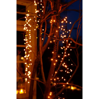 Lumineo Cascadeverlichting cluster | 6 takken | Lumineo (480 leds, Sneeuweffect, Binnen/Buiten, Warm wit) 493497 K150302936 - 6