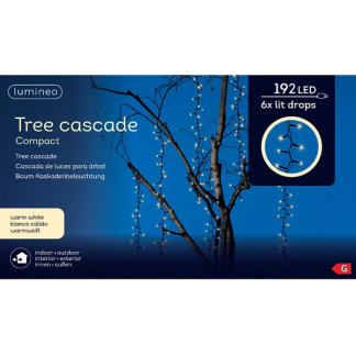 Lumineo Cascadeverlichting compact | 6 takken | Lumineo (192 leds, Binnen/Buiten, Warm wit) 493548 K150302949 - 5