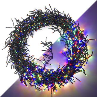 Lumineo Clusterverlichting | 15.5 meter | Lumineo (1128 leds, Binnen/Buiten, Gekleurd, Timer, Twinkelen) 494741 K151200069 - 1