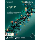 Lumineo Clusterverlichting | 22 meter | Lumineo (2040 leds, Binnen/Buiten, Gekleurd, Timer, Twinkelen) 494778 K151200071 - 5