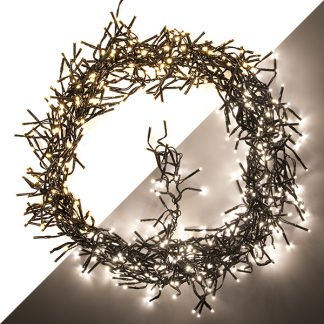 Lumineo Clusterverlichting | 9.5 meter | Lumineo (588 leds, Binnen/Buiten, Warm wit, Timer, Dimmer) 494691 K151000517 - 1