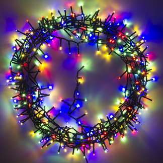 Lumineo Compact kerstverlichting | 12.5 meter | Lumineo (350 leds, Binnen/Buiten, Gekleurd, Timer, Twinkelen) 495254 K151200072 - 2
