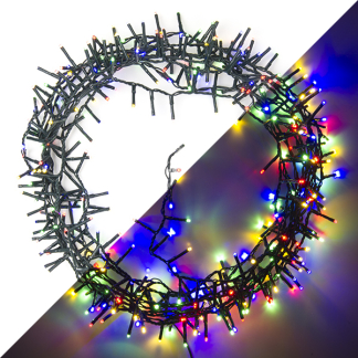 Lumineo Compact kerstverlichting | 12.5 meter | Lumineo (350 leds, Binnen/Buiten, Gekleurd, Timer, Twinkelen) 495254 K151200072 - 1