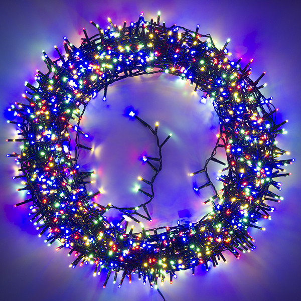 Lumineo Compact kerstverlichting | 39 meter | Lumineo (1500 leds, 8 lichtfuncties, Timer, Binnen/Buiten, Gekleurd) 495368 K151200075 - 2