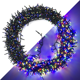 Lumineo Compact kerstverlichting | 39 meter | Lumineo (1500 leds, 8 lichtfuncties, Timer, Binnen/Buiten, Gekleurd) 495368 K151200075 - 1