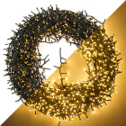 Compact kerstverlichting | 50 meter | Lumineo (2000 leds, Binnen/Buiten, Extra warm wit, Timer, Dimmer)