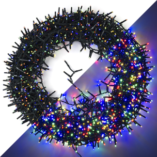 Lumineo Compact kerstverlichting | 50 meter | Lumineo (2000 leds, Binnen/Buiten, Gekleurd, Timer, Twinkelen) 495362 K151200073 - 1