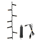 Lumineo Compact kerstverlichting op batterijen | 4.3 meter | Lumineo | Duracharge (160 leds, Oplaadbaar, Timer, Binnen/Buiten) 496355 K151200154 - 1