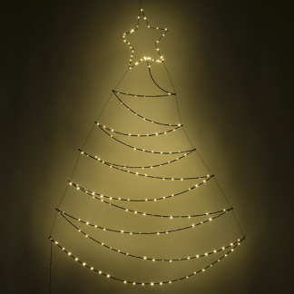 Lumineo Deurkerstboom | Lumineo (200 Micro LEDS, 117 x 150 cm, Binnen/Buiten) 496635 K151000684 - 